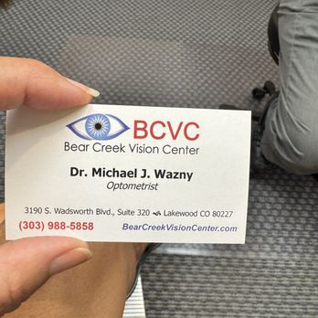 Bear Creek Vision Center - Optometrists Near Me - Lakewood, Colorado Bear Creek Vision Center - Optometrists Near Me - Lakewood, Colorado