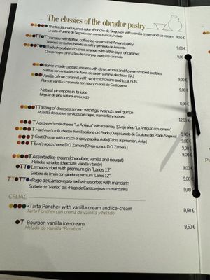 Menu photo 1 Meson de Jose Maria Segovia, SG Menu photo 1 Meson de Jose Maria Segovia, SG