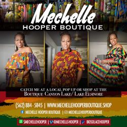 Mechelle Hooper Boutique - Retail store which carries African Apparel for the entire Family.