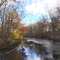 Rouge River Greenway Trail - View from the bridge