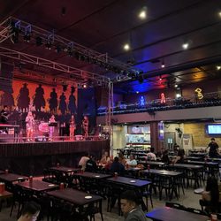 Cowboy Grill - Picture of the stage, and a portion of the main floor