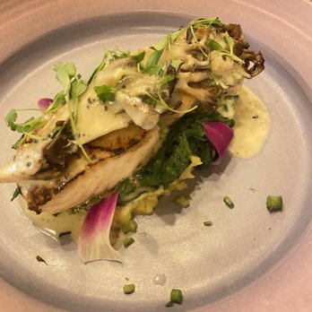 Ceron Kitchen - Halibut! Yum! - New American Near Me - Alameda, California