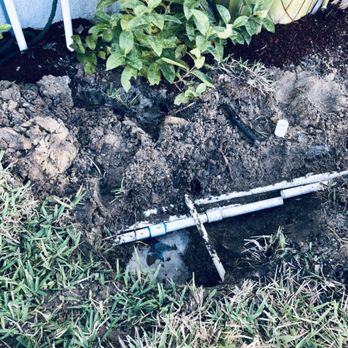 Energy Crisis Inc - Irrigation lines in the trench being repaired properly. - Electricians Near Me - Tampa, Florida