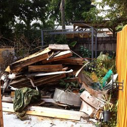 Gator Hauling - Yard Debris Removal- Before