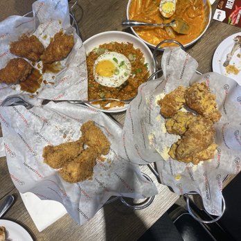 bb.q Chicken 132nd Center Omaha - The spread - Korean Near Me - Omaha, Nebraska