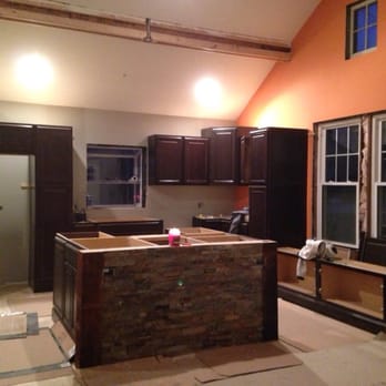 Frame to Finish - Kitchen is coming along they are working on concrete counters to make it complete - General Contractors Near Me Frame to Finish - Kitchen is coming along they are working on concrete counters to make it complete - General Contractors Near Me