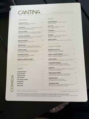 Menu photo 3 Cantina Cincinnati, OH