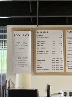 Menu photo 3 Ledger Coffee Roasters Madison, WI