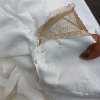 Professional Bridal Alterations - Look how they stitched. - Sewing & Alterations Near Me - Orange, California