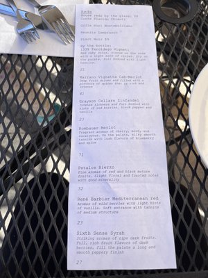 Menu photo 4 Dalla Baia Poulsbo, WA