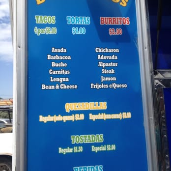 Dos De Oros - menu board - Food Trucks Near Me - Omaha, Nebraska Dos De Oros - menu board - Food Trucks Near Me - Omaha, Nebraska
