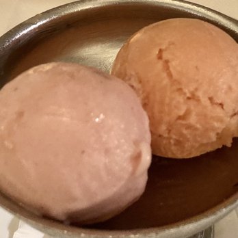 Marea - Sorbetti: White peach-cardamom, guava-lime - Italian Near Me - New York, New York Marea - Sorbetti: White peach-cardamom, guava-lime - Italian Near Me - New York, New York