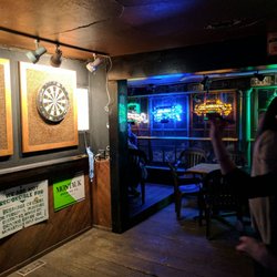 The Checkmate Inn - Me trying to throw a dart