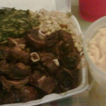 Rockaway Fish House - Oxtail, collards corn and a side of Mac and cheese - Southern Near Me - Jamaica, New York Rockaway Fish House - Oxtail, collards corn and a side of Mac and cheese - Southern Near Me - Jamaica, New York