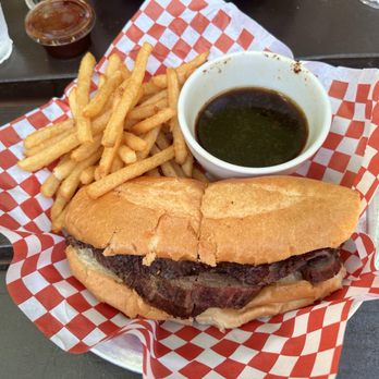 Cold Spring Tavern - Beef dip and fries - American Near Me - Santa Barbara, California