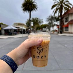 Kozy - Honey Vanilla Iced Oat Latte...and now ready to take on the world!
