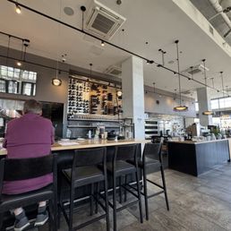Interior of restaurant