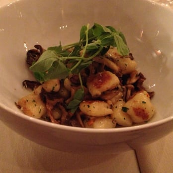 Gracie's - Russet Potato Gnocchi - Rhode Island mushrooms, brown butter, Mandarone Provolo YUM! - New American Near Me - Providence, Rhode Island Gracie's - Russet Potato Gnocchi - Rhode Island mushrooms, brown butter, Mandarone Provolo YUM! - New American Near Me - Providence, Rhode Island