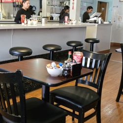 Pepe's Cafe - Interior. Simple, bright and clean