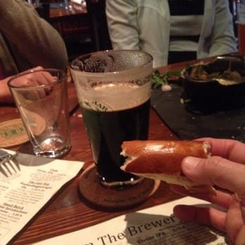 Wrecking Bar Brewpub - Milk stout and pretzel! Yummy! - Brewpubs Near Me - Atlanta, Georgia Wrecking Bar Brewpub - Milk stout and pretzel! Yummy! - Brewpubs Near Me - Atlanta, Georgia