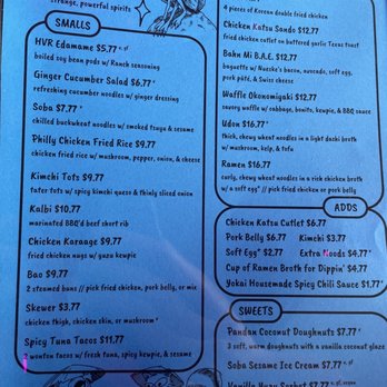 Yokai - Menu - Ramen Near Me - Greensboro, North Carolina Yokai - Menu - Ramen Near Me - Greensboro, North Carolina