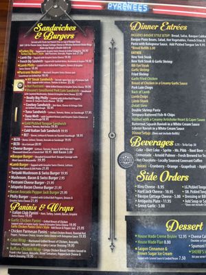 Menu photo 1 Pyrenees Cafe Bakersfield, CA Menu photo 1 Pyrenees Cafe Bakersfield, CA
