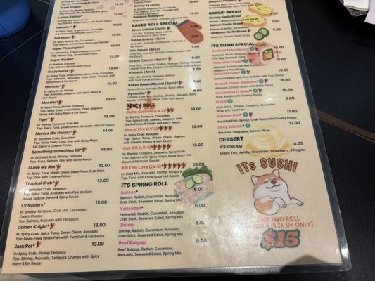 Menu photo 3 ITs SUSHI Henderson Henderson, NV Menu photo 3 ITs SUSHI Henderson Henderson, NV