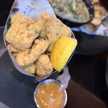 Kitchen + Kocktails Chicago By Kevin Kelley - Fried Salmon Bites - Southern Near Me - Chicago, Illinois Kitchen + Kocktails Chicago By Kevin Kelley - Fried Salmon Bites - Southern Near Me - Chicago, Illinois