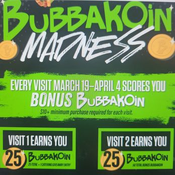 Bubbakoo's Burritos - Back on 100% normal diet on March 9 after major surgery in time for March Madness bonus coins.  Went twice to take advantage of bonus coins - Mexican Near Me - Laurel, Maryland