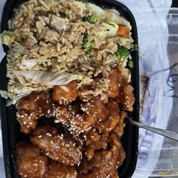 China King - Sesame, chicken and fried rice