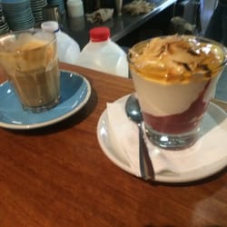 Coffee and bomba. Yummo