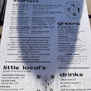 The Local's  Eatery - Gastropubs Near Me - Niceville, Florida