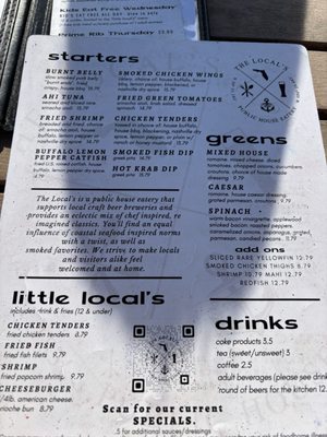 Menu photo 2 The Local's  Eatery Niceville, FL