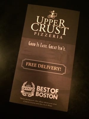Menu photo 2 Upper Crust Pizzeria Lexington, MA