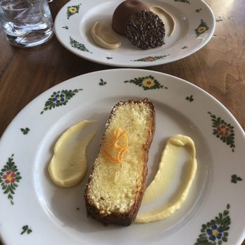 Osteria Morini - Moist and flavorful olive oil lemon cake - Italian Near Me - Washington, DC, District of Columbia