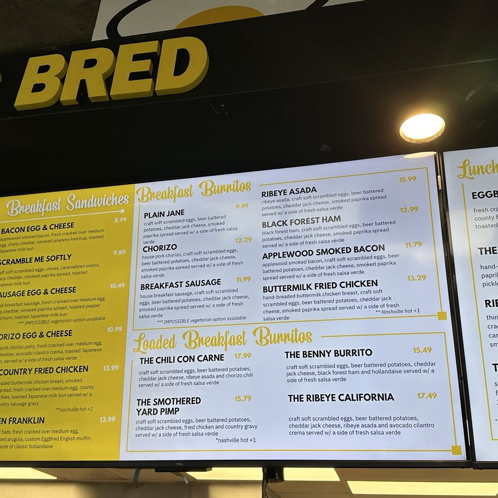 EggBred - Menu - Breakfast & Brunch Near Me - Long Beach, California EggBred - Menu - Breakfast & Brunch Near Me - Long Beach, California