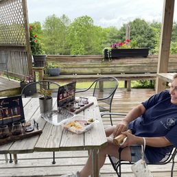 The patio set up. Nice! The patio set up. Nice!