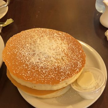 Eggs 'n Things - Coconut Pancakes with Coconut Syrup - Breakfast & Brunch Near Me - Honolulu, Hawaii