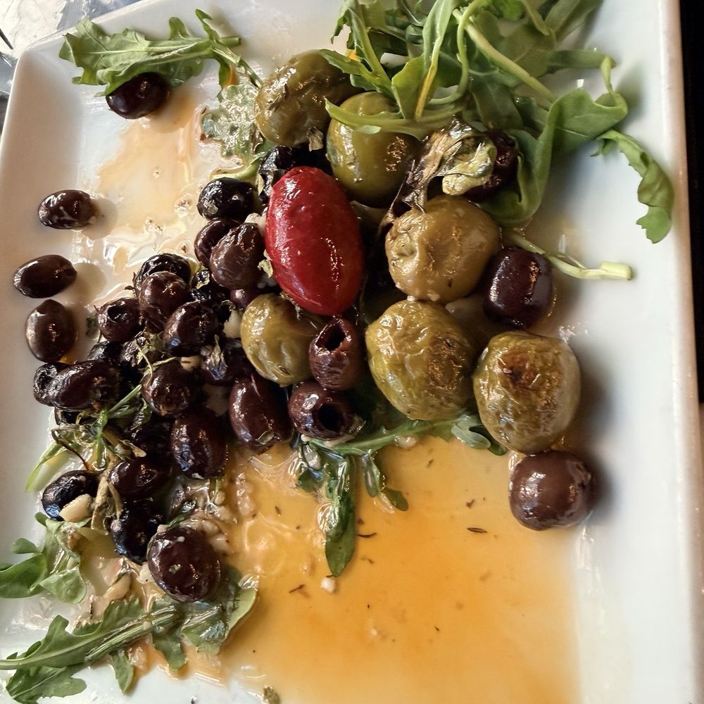 Phoenecia - Warmed olives - Pizza Near Me - Seattle, Washington