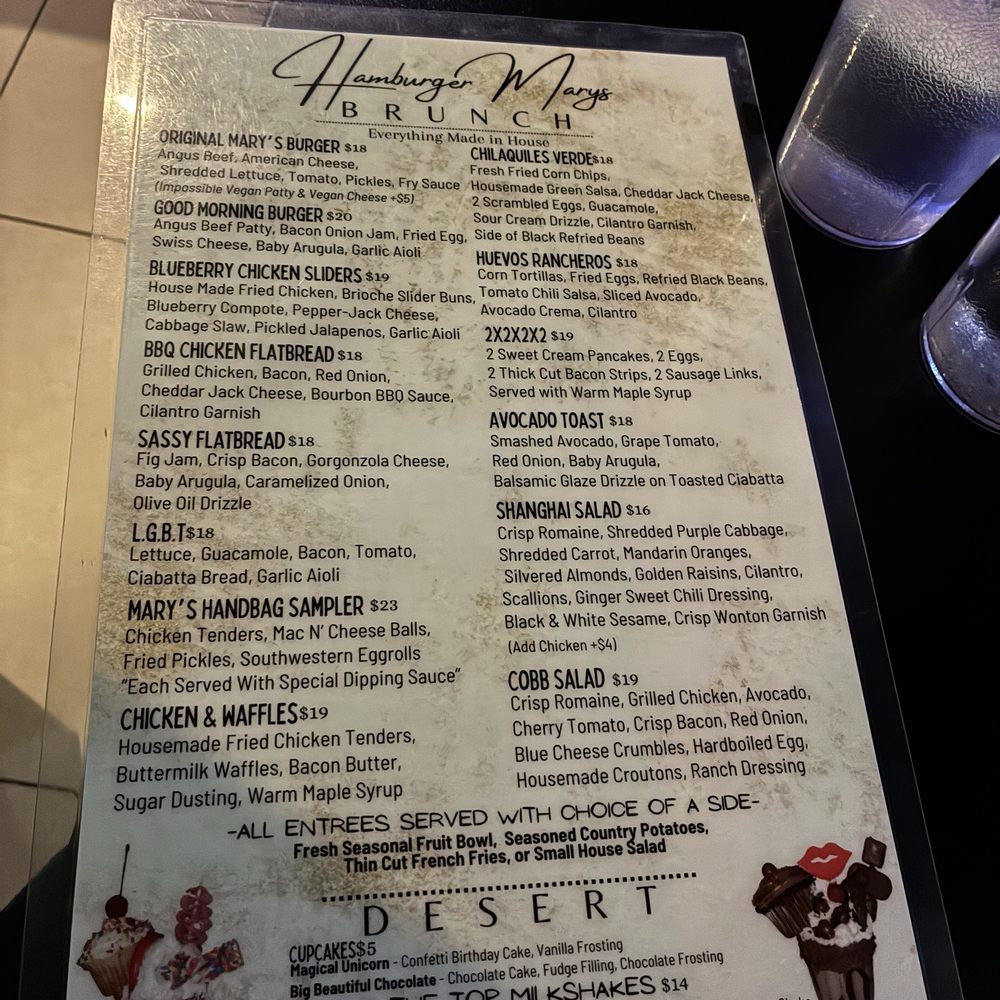 Hamburger Mary’s - Menu - Gay Bars Near Me - Las Vegas, Nevada Hamburger Mary’s - Menu - Gay Bars Near Me - Las Vegas, Nevada
