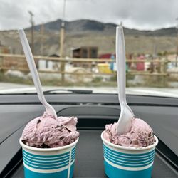 Yellowstone Perk - Huckleberry fudge ice cream