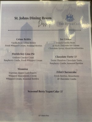 Menu photo 1 River Club Jacksonville, FL Menu photo 1 River Club Jacksonville, FL