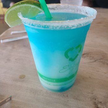 Burgerteca - Margarita with Blue Curacao - Burgers Near Me - San Antonio, Texas Burgerteca - Margarita with Blue Curacao - Burgers Near Me - San Antonio, Texas
