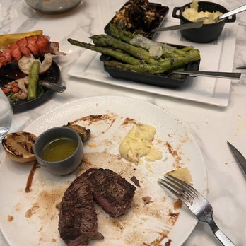 EDGE Restaurant and Bar - Filet, asparagus, whipped potatoes and Brussels. Tiny portion of potatoes and asparagus had zero flavor. Brussels were great - Steakhouses Near Me - Denver, Colorado EDGE Restaurant and Bar - Filet, asparagus, whipped potatoes and Brussels. Tiny portion of potatoes and asparagus had zero flavor. Brussels were great - Steakhouses Near Me - Denver, Colorado