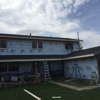Markside Construction - Underlayment and fanfold insulation installed. Ready for siding - Siding Near Me - Lincolnshire, Illinois