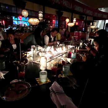 Cafe Sevilla - Fire Pit table was a vibe - Spanish Near Me - Costa Mesa, California