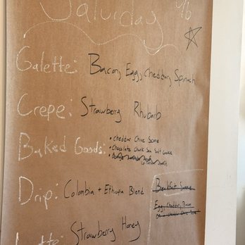 The Yellow Table Café - Menu of the day - Cafes Near Me - Nashville, Tennessee