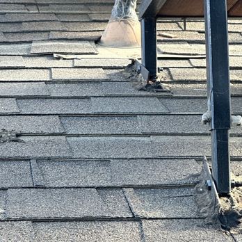 Shaw's Home Comfort - Roofing tar (now brown from dirt) that has started to decay - Heating & Air Conditioning/HVAC Near Me - Lemoore, California Shaw's Home Comfort - Roofing tar (now brown from dirt) that has started to decay - Heating & Air Conditioning/HVAC Near Me - Lemoore, California