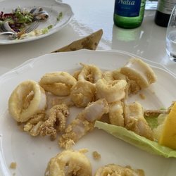 Hotel Le Dune - The chewiest and most expensive calamari in the world.
