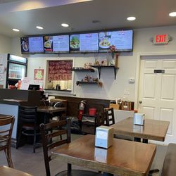 Thai Delight - Interiors with menu board